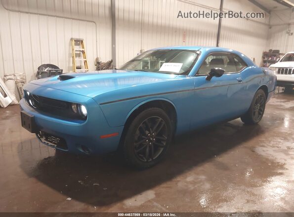2C3CDZKG2KH625096 2019 DODGE CHALLENGER Синий 