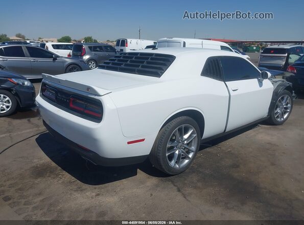 2C3CDZKG8NH223801 2022 DODGE CHALLENGER White Задня права чверть