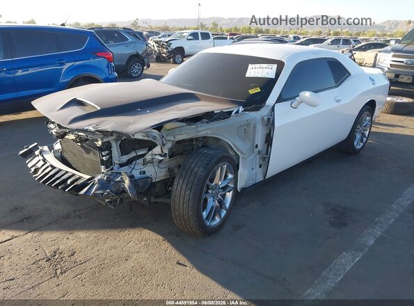 2C3CDZKG8NH223801 2022 DODGE CHALLENGER White Передня ліва чверть