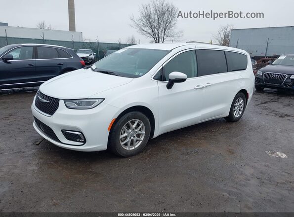 2C4RC1BG0PR628977 2023 CHRYSLER PACIFICA White წინა მარცხენა ხედი სამი მეოთხედიდან