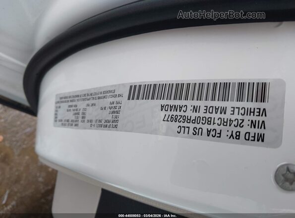 2C4RC1BG0PR628977 2023 CHRYSLER PACIFICA White ძრავის განყოფილების ხედი