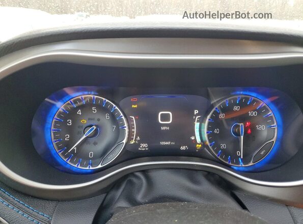 2C4RC1BG1MR533761 2021 CHRYSLER PACIFICA Бежевый Вид щитка приборов