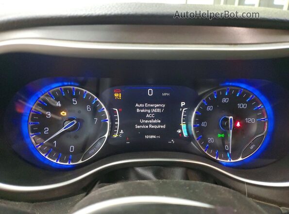 2C4RC1BG3MR543031 2021 CHRYSLER PACIFICA Серебряный Вид щитка приборов