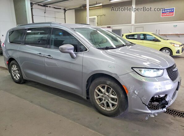 2C4RC1BG3MR543031 2021 CHRYSLER PACIFICA Серебряный Передняя правая четверть