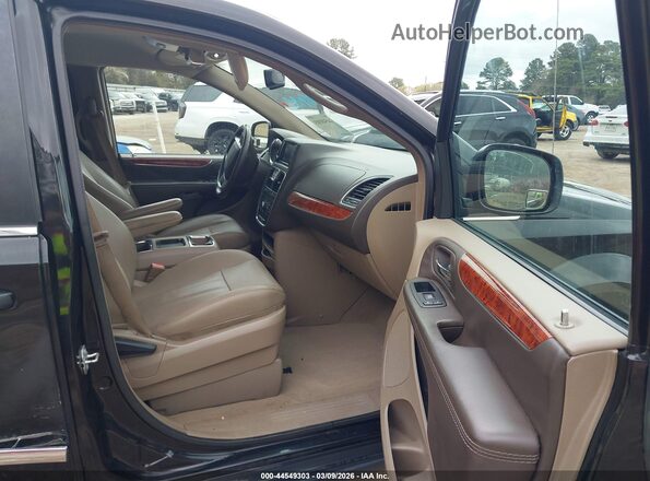 2C4RC1BG4GR289947 2016 CHRYSLER TOWN & COUNTRY Black Widok wnętrza z przodu