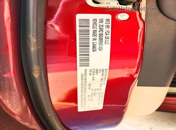 2C4RC1BG4MR601454 2021 CHRYSLER PACIFICA Maroon 