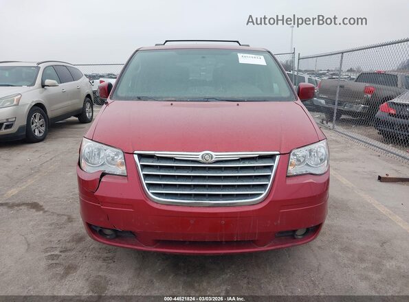 2C4RC1BG5GR252941 2016 CHRYSLER TOWN & COUNTRY Red Widok zestawu wskaźników