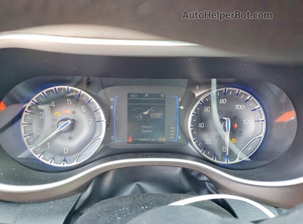 2C4RC1BG9HR788471 2017 CHRYSLER PACIFICA Black Вид щитка приладів