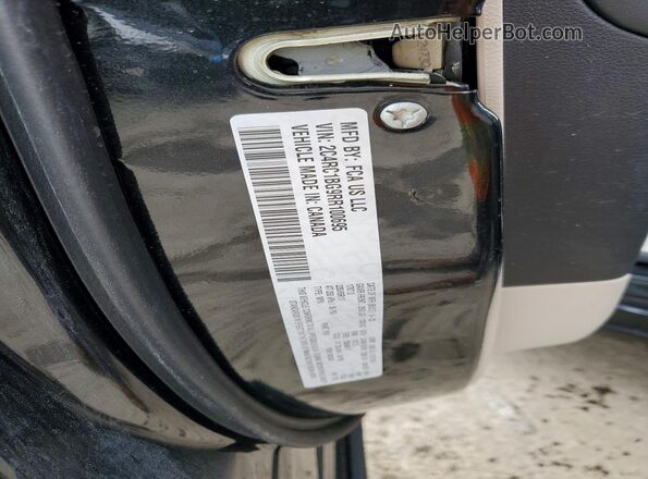 2C4RC1BG9RR100695 2024 CHRYSLER PACIFICA Black Vista de la etiqueta del VIN