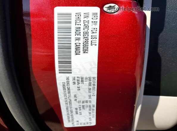 2C4RC1BGXPR560364 2023 CHRYSLER PACIFICA Burgundy 