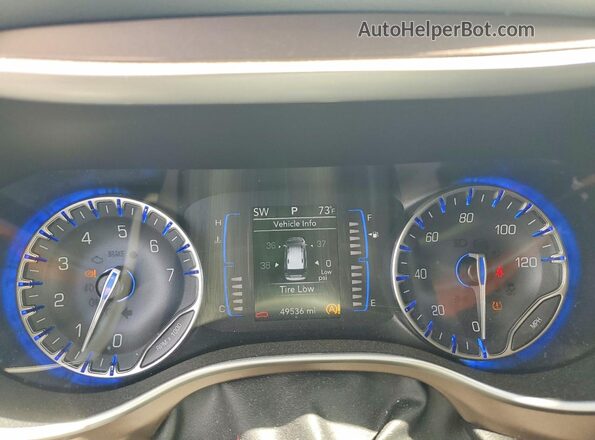 2C4RC1CG0NR204565 2022 CHRYSLER VOYAGER Gray ხელსაწყოთა პანელის ხედი
