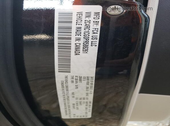 2C4RC1CG0PR586261 2023 CHRYSLER VOYAGER Black Vista interior de 360 grados