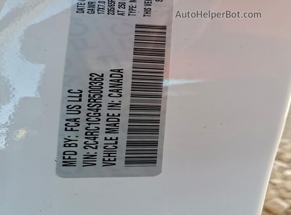 2C4RC1CG4SR500362 2025 CHRYSLER VOYAGER White Widok wnętrza 360 stopni