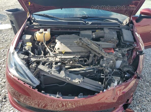 2C4RC1DG2MR515606 2021 CHRYSLER VOYAGER Burgundy Vista del compartimento del motor