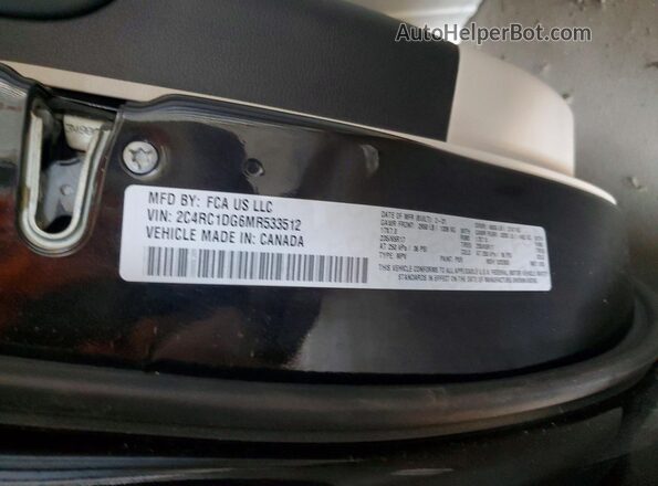 2C4RC1DG6MR533512 2021 CHRYSLER VOYAGER Black Շարժիչի բաժամունքի տեսք