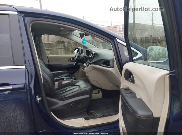 2C4RC1EG5JR292164 2018 CHRYSLER PACIFICA Blue წინა სალონის ხედი
