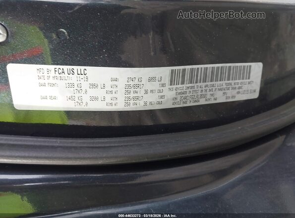 2C4RC1FG2LR135581 2020 CHRYSLER PACIFICA Blue Engine compartment view