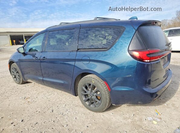 2C4RC1FG9MR593166 2021 CHRYSLER PACIFICA Blue Rear left