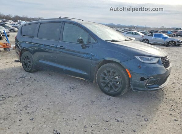 2C4RC1FG9MR593166 2021 CHRYSLER PACIFICA Blue Front right
