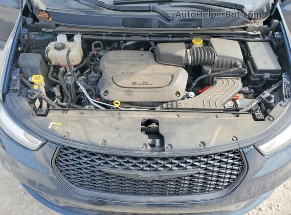 2C4RC1FG9MR593166 2021 CHRYSLER PACIFICA Blue Engine compartment view
