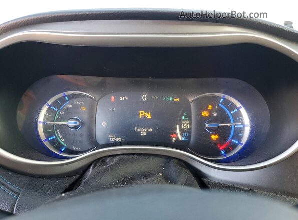 2C4RC1L75MR580483 2021 CHRYSLER PACIFICA White ხელსაწყოთა პანელის ხედი