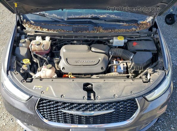 2C4RC1L78MR586035 2021 CHRYSLER PACIFICA Gray Vista del compartimento del motor