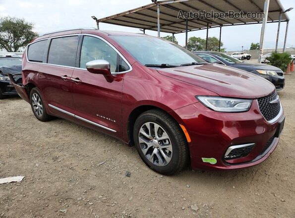 2C4RC1N7XMR529235 2021 CHRYSLER PACIFICA Бордовый Передняя правая четверть