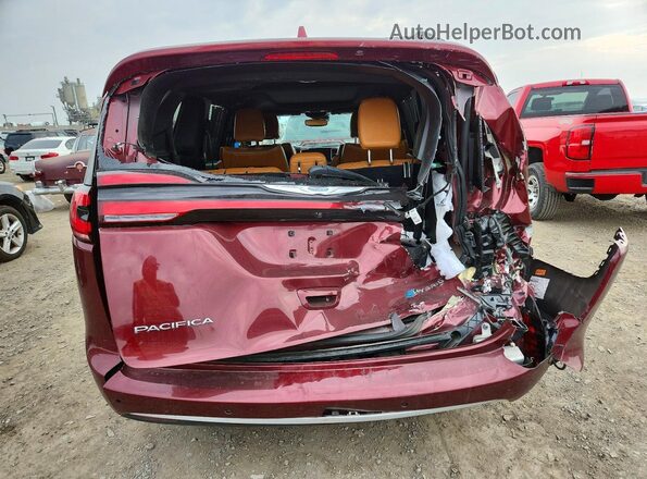 2C4RC1N7XMR529235 2021 CHRYSLER PACIFICA Бордовый Вид сзади