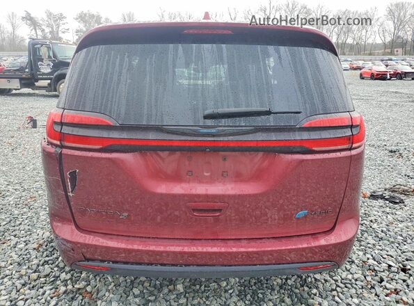 2C4RC1S70MR507782 2021 CHRYSLER PACIFICA Burgundy Вид ззаду