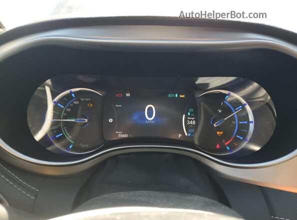 2C4RC1S78MR548628 2021 CHRYSLER PACIFICA Black Instrument cluster view