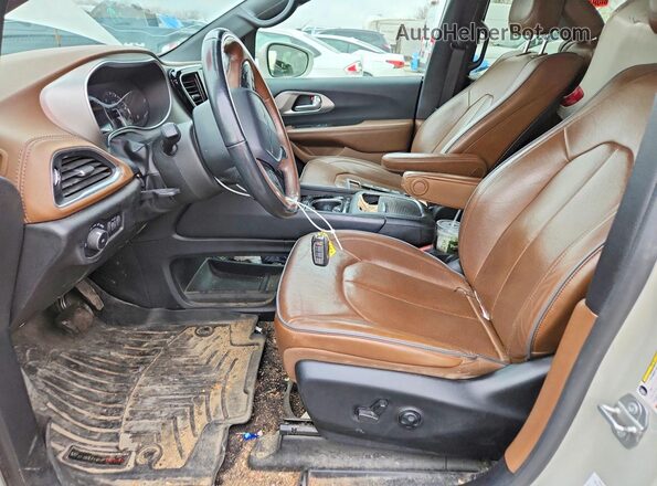 2C4RC3GG4MR501794 2021 CHRYSLER PACIFICA Beige წინა სალონის ხედი