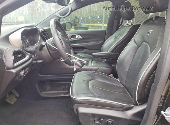 2C4RC3GG7MR529993 2021 CHRYSLER PACIFICA Black Widok wnętrza z przodu