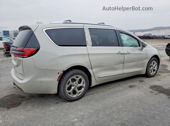 2C4RC3GGXMR590822 2021 CHRYSLER PACIFICA Бежевый Задняя правая четверть