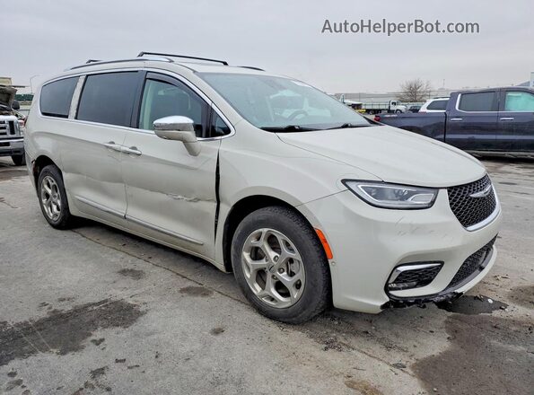2C4RC3GGXMR590822 2021 CHRYSLER PACIFICA Бежевый Передняя правая четверть