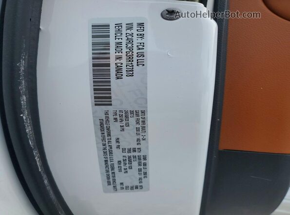 2C4RC3PG3RR127878 2024 CHRYSLER PACIFICA White VIN կոդի պիտակի տեսք