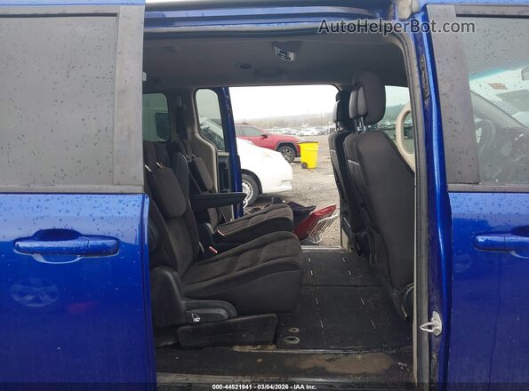 2C4RDGBG3JR231979 2018 DODGE GRAND CARAVAN Blue Вид наклейки з VIN-кодом