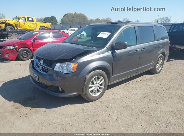 2C4RDGCG0LR153825 2020 DODGE GRAND CARAVAN Gray Vista tres cuartos delantera izquierda