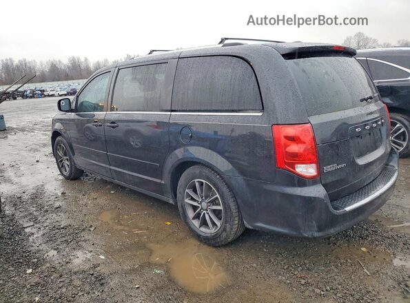 2C4RDGCG1HR699587 2017 DODGE GRAND Black Задня ліва чверть