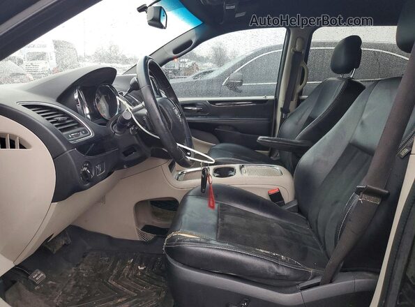 2C4RDGCG1HR699587 2017 DODGE GRAND Black Вид салону спереду