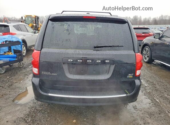 2C4RDGCG1HR699587 2017 DODGE GRAND Black Вид ззаду