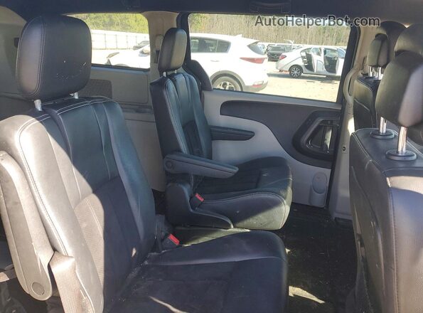 2C4RDGCG1JR300229 2018 DODGE GRAND Black Rear interior view