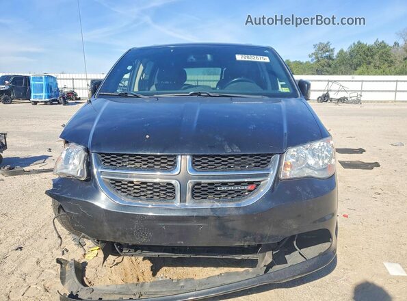 2C4RDGCG1JR300229 2018 DODGE GRAND Black Front view
