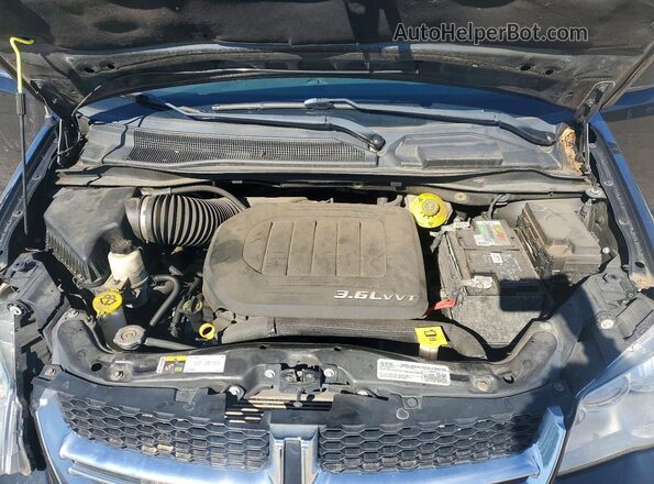 2C4RDGCG1JR300229 2018 DODGE GRAND Black Engine compartment view