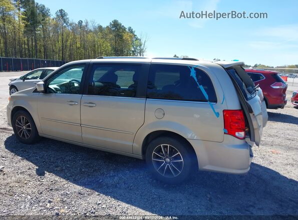 2C4RDGCG2GR219555 2016 DODGE GRAND CARAVAN Gold Rear left