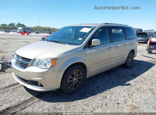 2C4RDGCG2GR219555 2016 DODGE GRAND CARAVAN Gold Front left