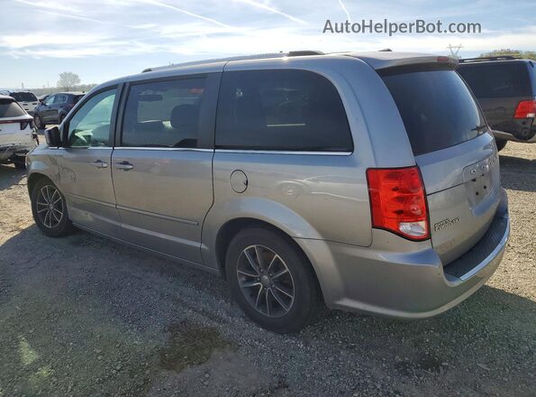 2C4RDGCG2HR812866 2017 DODGE GRAND Silver Trasero izquierdo