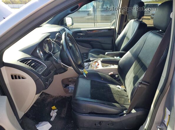 2C4RDGCG2HR812866 2017 DODGE GRAND Silver Vista interior delantera