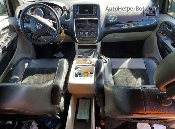 2C4RDGCG2HR812866 2017 DODGE GRAND Silver Vista del salpicadero