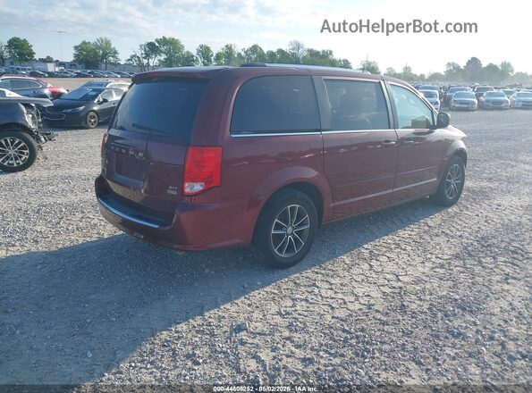 2C4RDGCG2HR864675 2017 DODGE GRAND CARAVAN Red Trasero derecho