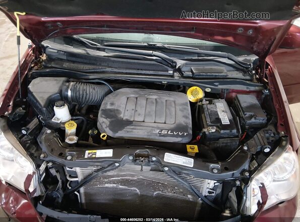 2C4RDGCG2HR864675 2017 DODGE GRAND CARAVAN Red Vista trasera